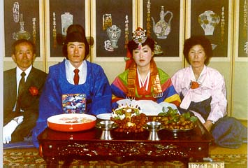 아빠의 결혼식 때
